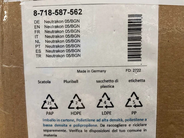 Bosch neutrakon 05/bgn neutralisatiesysteem (2x) - afbeelding 3 van  3