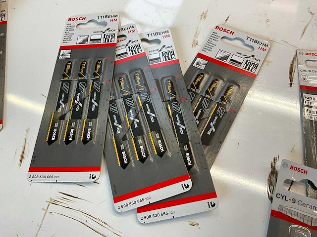 Bosch partij zaagbladen en keramische boren - afbeelding 9 van  9