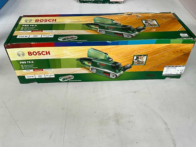 Bosch pbs 75 a bandschuurmachine 710 w - afbeelding 1 van  6