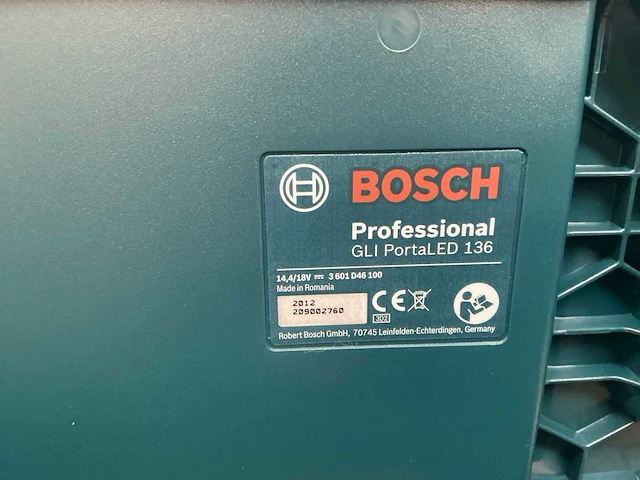 Bosch portaled 136 materiaalkoffer met led lamp (2x) - afbeelding 4 van  7