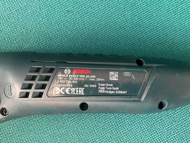 Bosch prof. angle exact ion 30-300 haakse accu schroefmachine - afbeelding 5 van  6