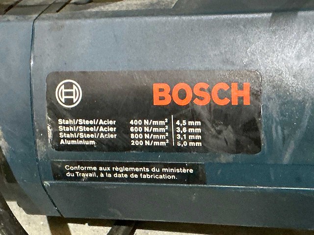 Bosch professional gsc 4.5 platenschaar - afbeelding 3 van  3