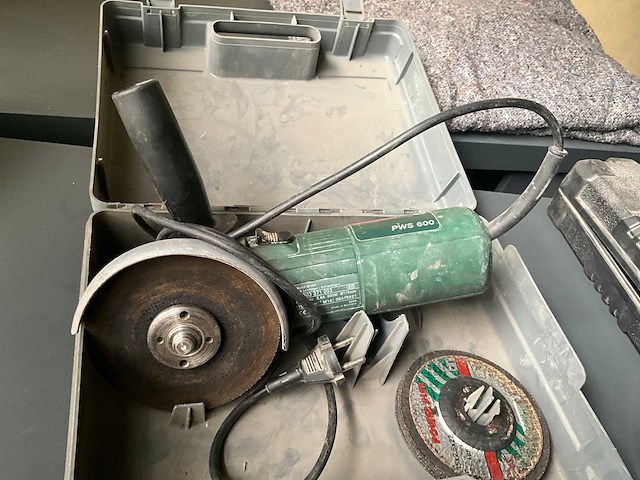Bosch pws 600 haakse slijptol - afbeelding 1 van  5
