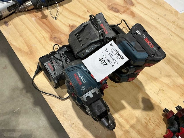 Bosch schroefboormachine (3x) - afbeelding 7 van  15