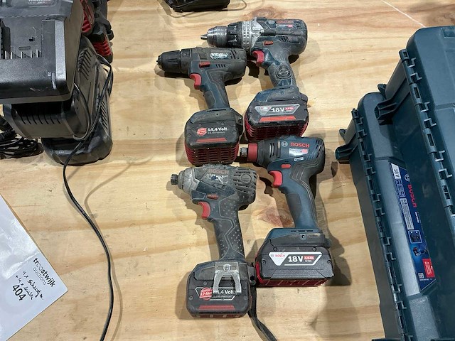 Bosch schroefboormachine (4x) - afbeelding 1 van  14