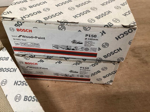 Bosch schuurgaas 150 mm, doos 50 stuks (3x) - afbeelding 3 van  4