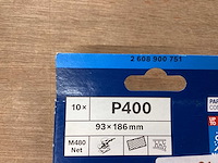 Bosch schuurgaas.p400, 93x186mm (25x) - afbeelding 2 van  5