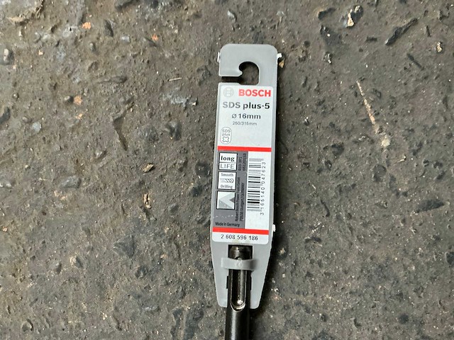 Bosch sds plus-5 16mm betonboor (9x) - afbeelding 2 van  2