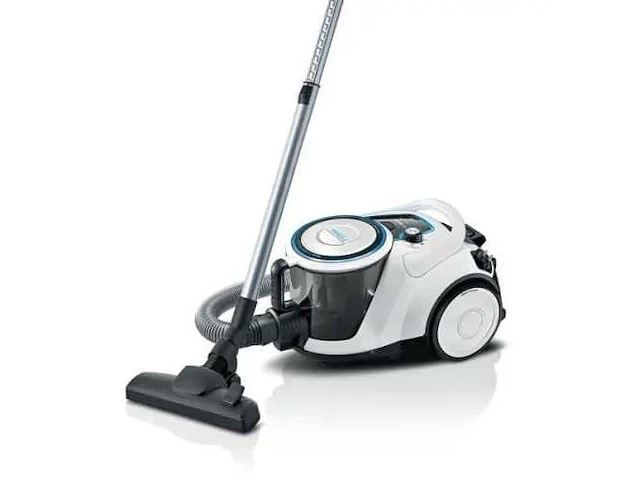 Bosch serie 6 zakloze stofzuiger bgc41lsil 1l 600w 240v 69db hepa metal white - afbeelding 2 van  2