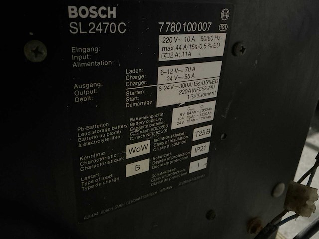 Bosch sl2470c snelstartlader - afbeelding 5 van  5