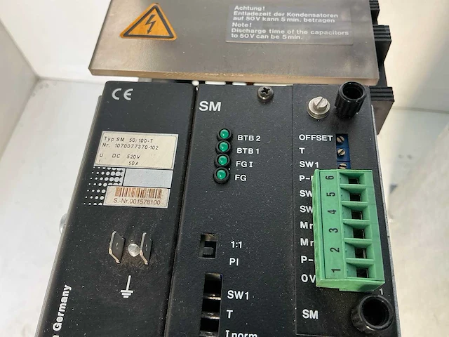 Bosch sm50/100-t en sm35/70-t servo inverter module (2x) - afbeelding 7 van  8