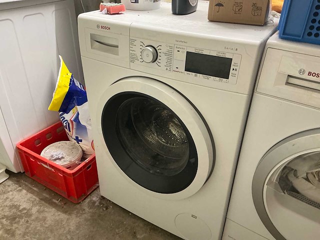 Bosch varioperfect serie 8 wasmachine - afbeelding 1 van  4