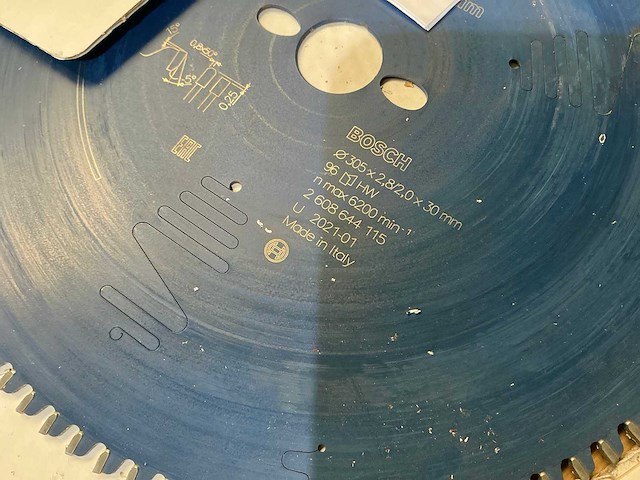 Bosch zaagblad voor aluminium (2x) - afbeelding 2 van  2