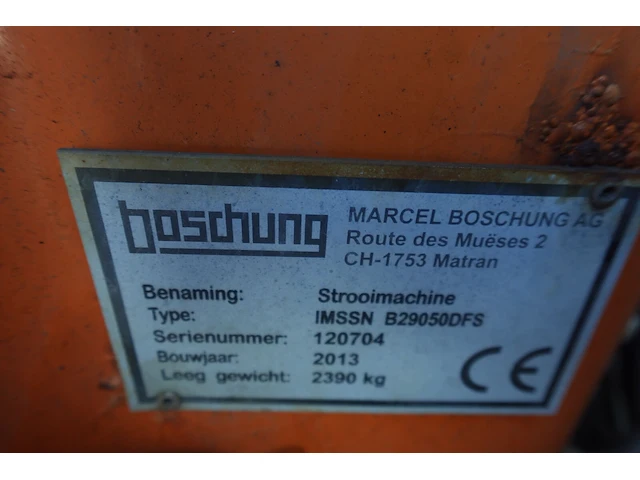 Boschung natzoutstrooier op slede - afbeelding 13 van  13