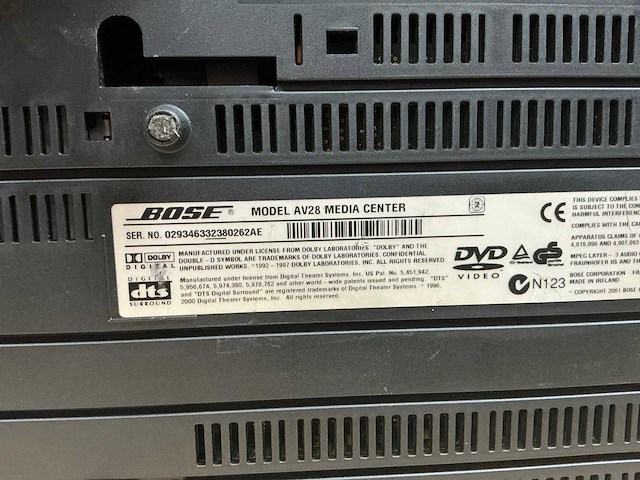 Bose c1 compact disc changer dvd speler (2x) - afbeelding 2 van  8