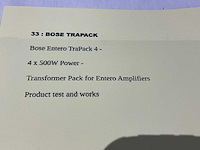 Bose entero trapack 2 versterker - afbeelding 3 van  3