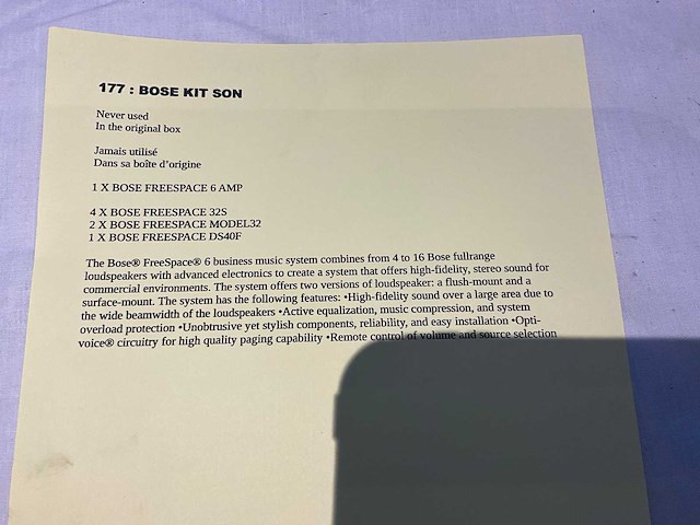 Bose freespace 6 business music set luidspreker - afbeelding 3 van  11