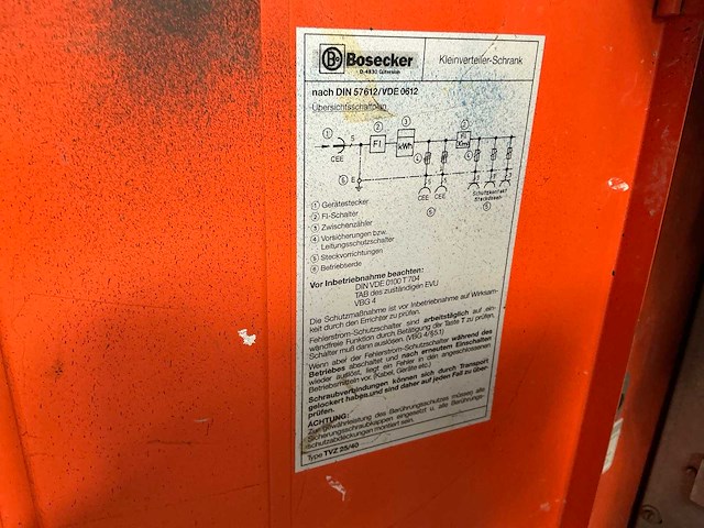 Bosecker metalen bouwaansluitkast - afbeelding 6 van  6