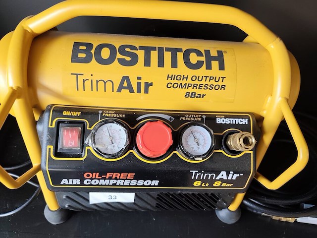 Bostitch 6 liter 240v mrc6-e compressor - afbeelding 7 van  9