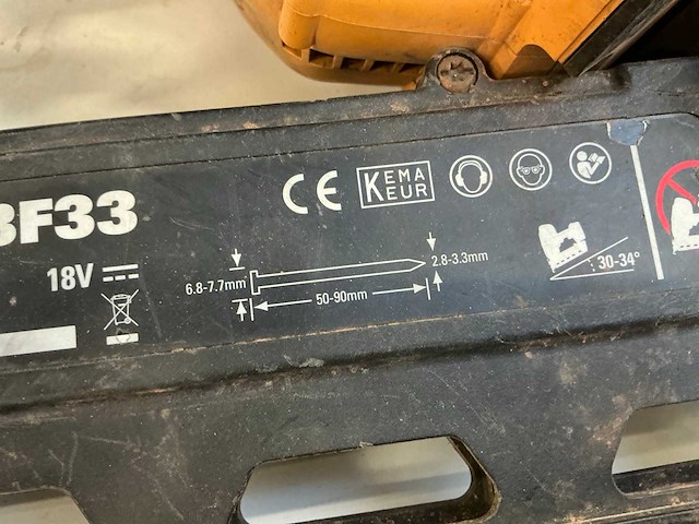 Bostitch bf33 tacker - afbeelding 6 van  7