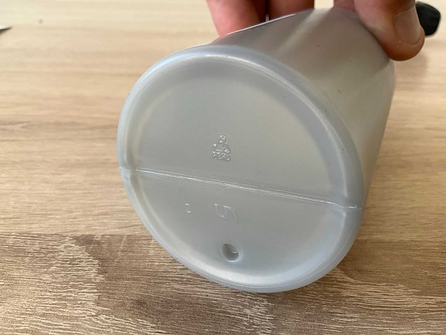 Boston bottle 250 ml pehd 24/410 pant 2331c semi-transparent fles (1386x) - afbeelding 3 van  4