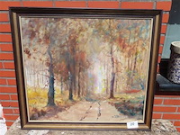 Boswegel, olie op doek, henri joseph pauwels