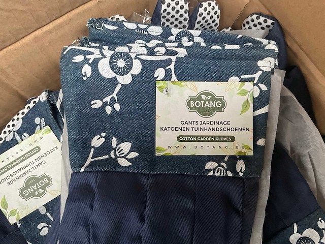 Botang katoenen tuinhandschoenen (90x) - afbeelding 2 van  6