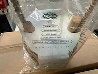 Botang peggy s/6 garden tools rieten planters basket (48x) - afbeelding 2 van  6