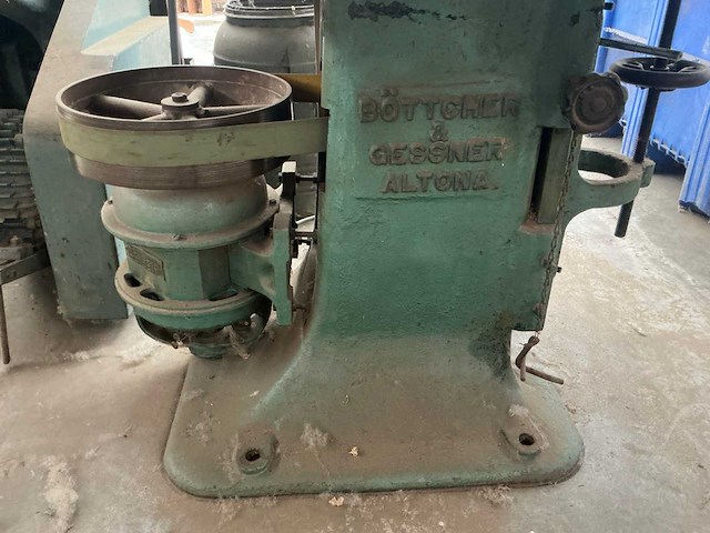 Böttcher & gessner altona freesmachine - afbeelding 4 van  5
