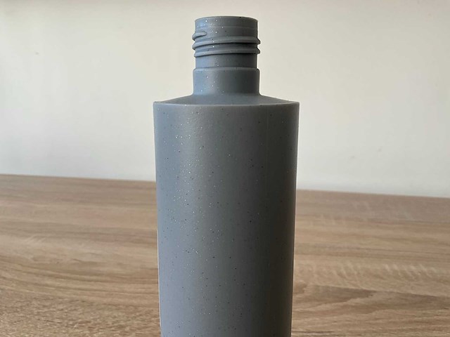 Bottle tubular 300ml pehd stone effect dark grey 24/415 fles (2400x) - afbeelding 2 van  4