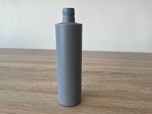 Bottle tubular 300ml pehd stone effect dark grey 24/415 fles (2400x) - afbeelding 1 van  4