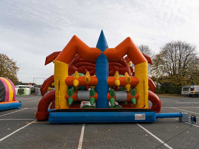 Bouncezilla - custom design - obstacle course & bouncy castle - afbeelding 3 van  4