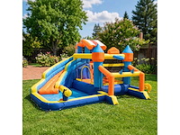 Bouncy water castle - 8 in 1 met 550 w blower - afbeelding 1 van  7