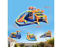 Bouncy water castle - 8 in 1 met 550 w blower - afbeelding 4 van  7
