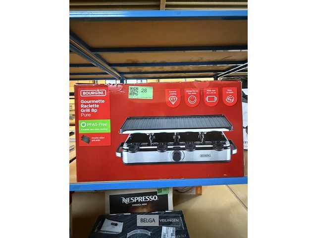 Bourgini gourmette raclette 8p - afbeelding 1 van  3