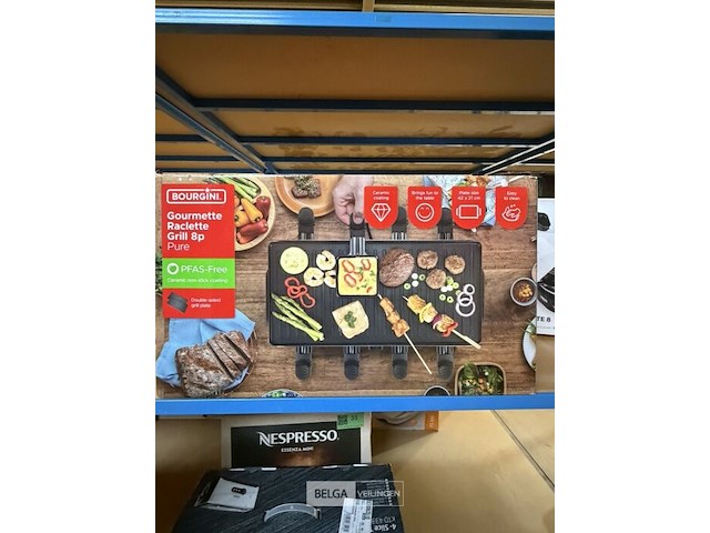 Bourgini gourmette raclette 8p - afbeelding 2 van  3