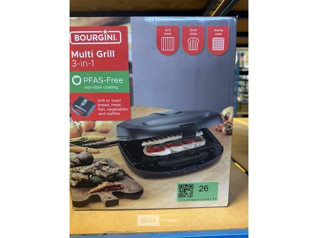 Bourgini multigrill 3 in 1 - afbeelding 1 van  2
