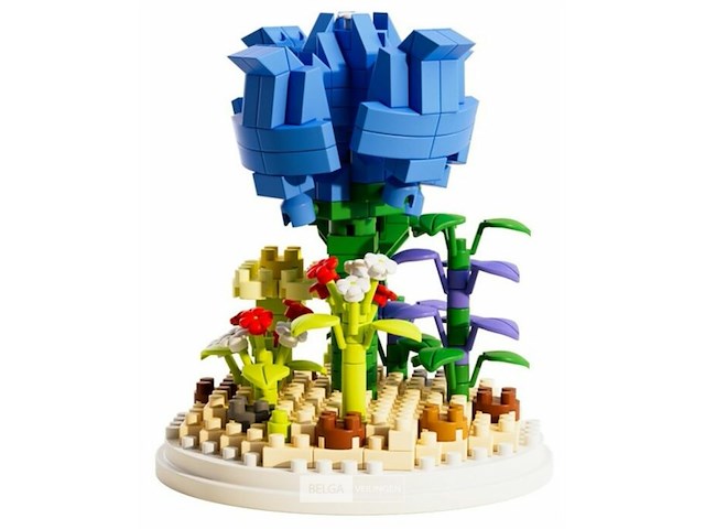 Bouwdoos bloem - afbeelding 1 van  1