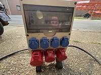 Bouwerf stroomkast - various buidingmaterial