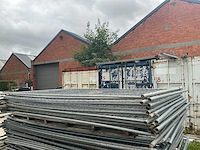 Bouwhek (15x) met betonblok (25x)
