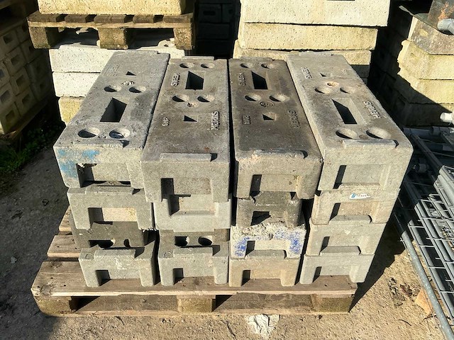 Bouwhek met kunststof blok (15x) - afbeelding 5 van  6