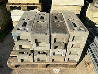 Bouwhek met kunststof blok (15x) - afbeelding 5 van  6