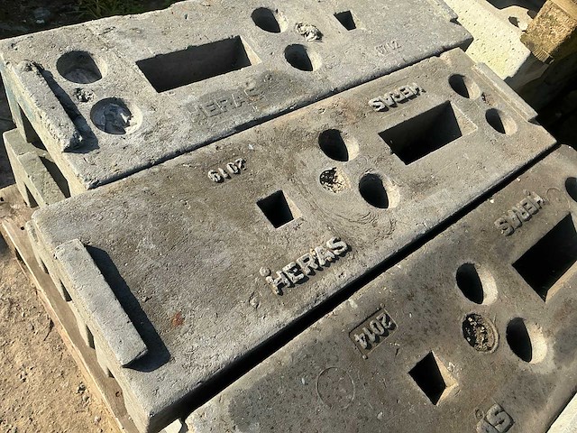 Bouwhek met kunststof blok (15x) - afbeelding 6 van  6