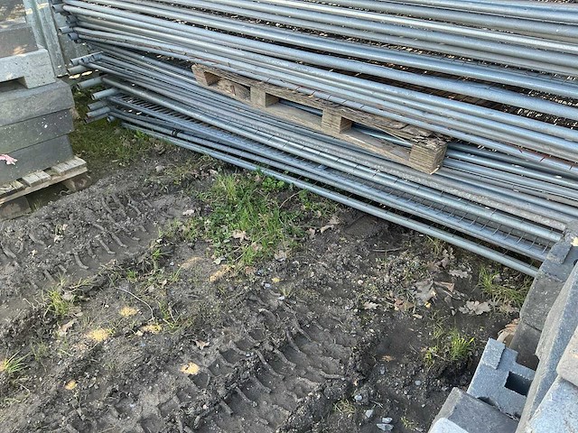 Bouwhek met kunststof blok (20x) - afbeelding 1 van  7