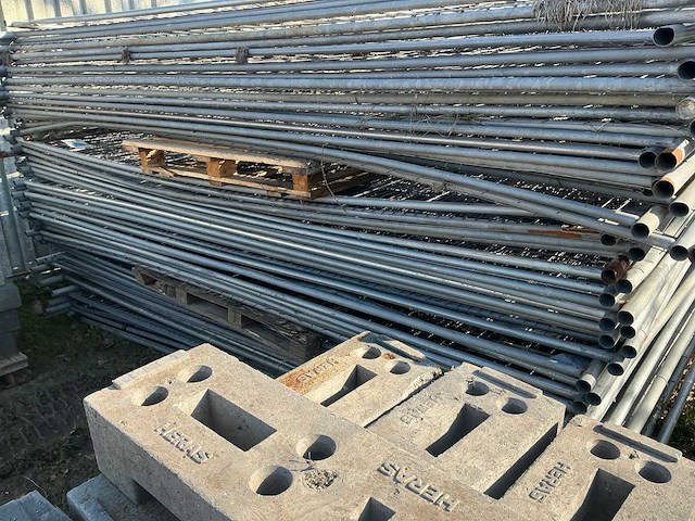 Bouwhek met kunststof blok (20x) - afbeelding 1 van  5