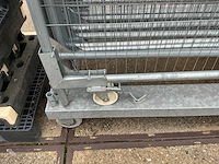 Bouwhekken met kunststof voeten en mobiele stapeljuk (11x) - afbeelding 2 van  7