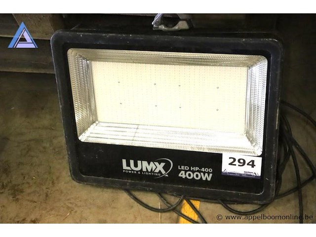 Bouwlamp - lumx - led hp-400 400w - afbeelding 1 van  1