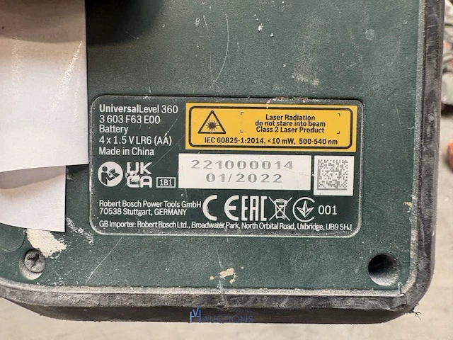 Bouwlaser bosch universallevel 360 - afbeelding 3 van  3