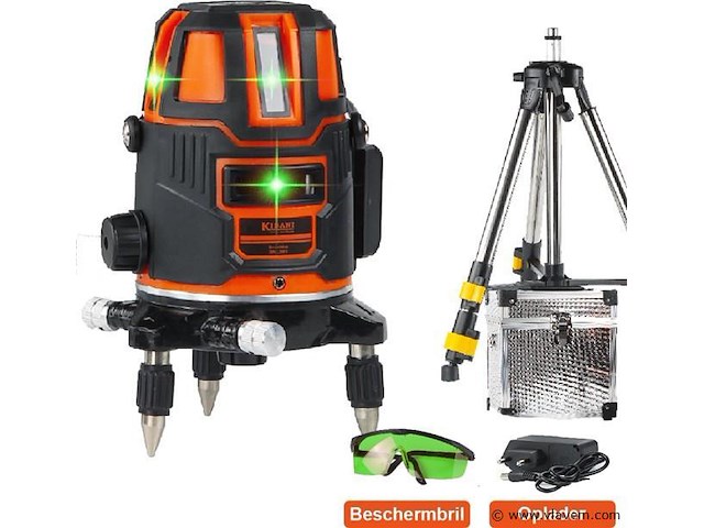 Bouwlaser op statief - afbeelding 1 van  7