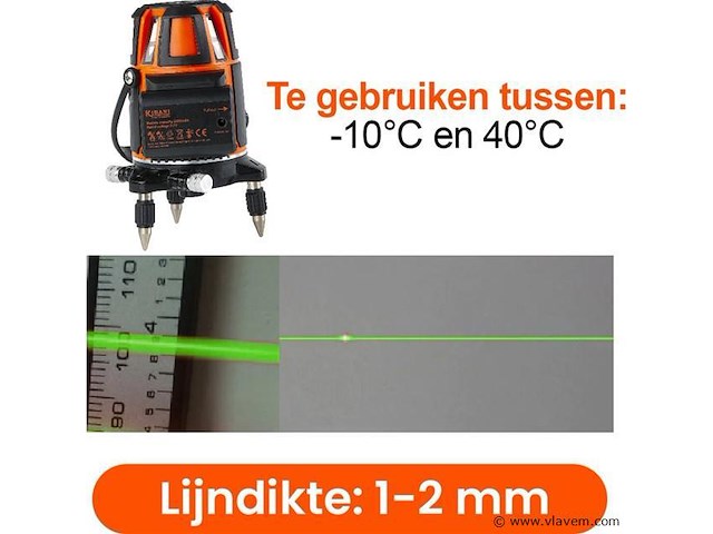 Bouwlaser op statief - afbeelding 2 van  7